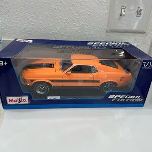 Maisto 1:18 scale die-cast model of the 1970 Ford Mustang Match 1 “Twisted Speci